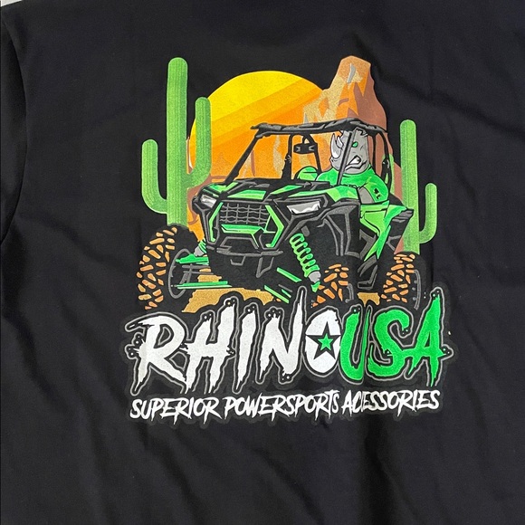 Rhino USA Black Men's Short sleeve T-Shirt
Size (XL) - Picture 5 of 6